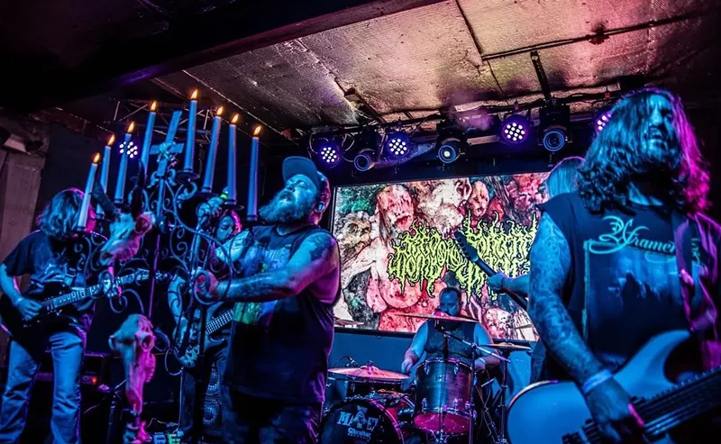 Image: Denver's Seed of the Sorcerer, Womb of the Witch loves its fog live.
