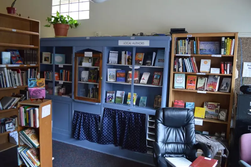 Image: The interior of the Park Hill Community Bookstore.