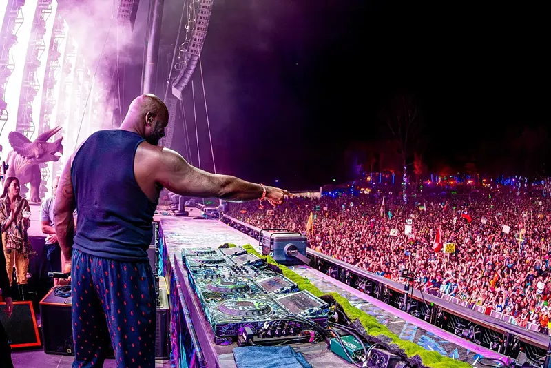 Image: Shaq wants you to come see him DJ at Mission Ballroom.