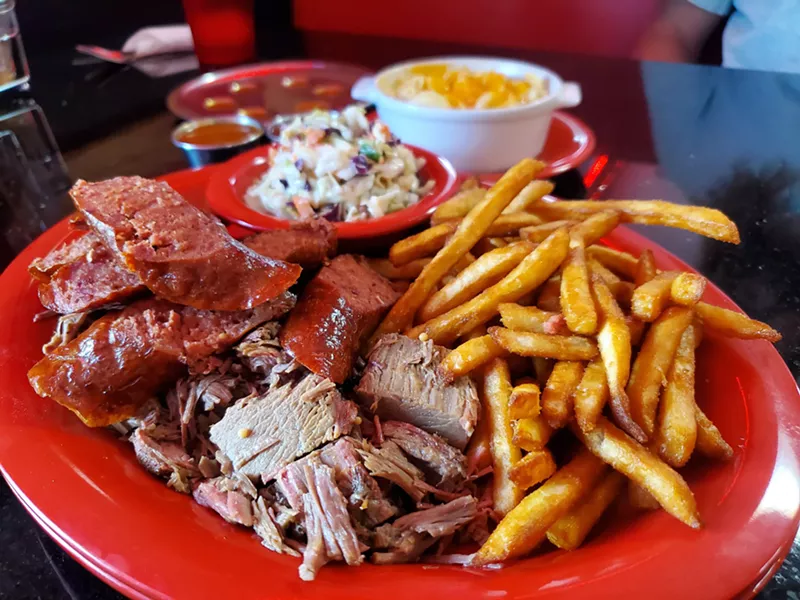 Image: The 'cue at Jabo's is based on family recipes from Louisiana.