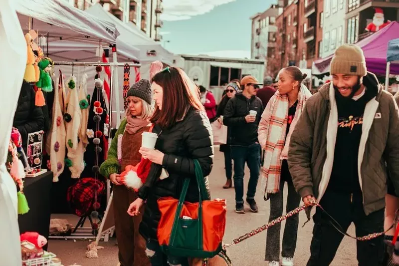 Image: The shopping is easy on Small Business Saturday at the RiNo Bazaar.
