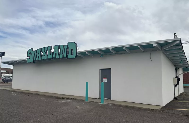Image: Snaxland's Denver dispensary is now open at 543 Bryant Street.