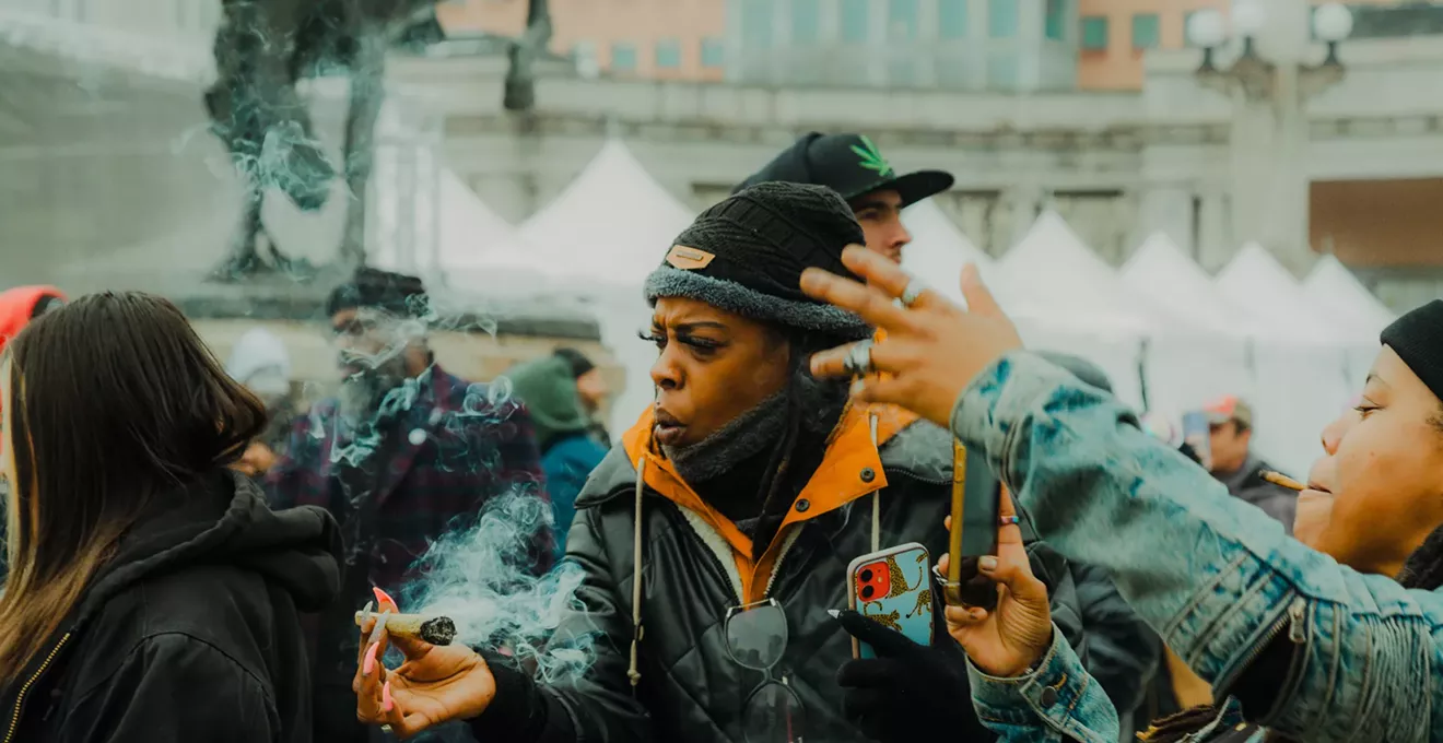 Snow Can't Stop Denver's 420 Festival