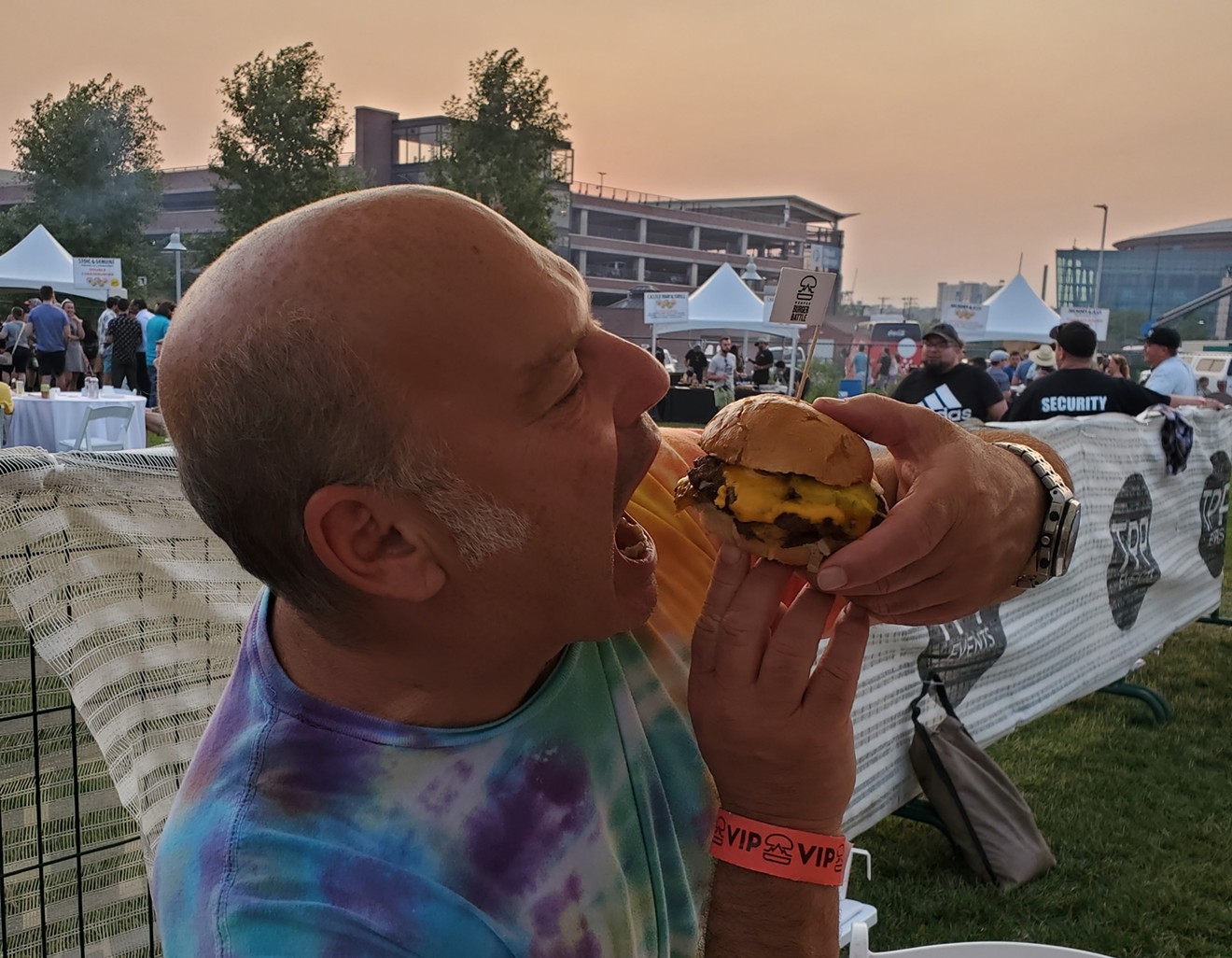 Jimmy "Snarf" Siedel, founder of Snarf's and Snarfburger, took home the Judge's Choice prize at the 2021 Denver Burger Battle.