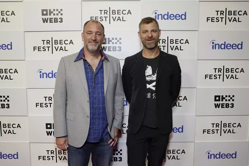 Image: Trey Parker and Matt Stone at the world premiere of ¡CASA BONITA MI AMOR! at the Tribeca Film Festival.