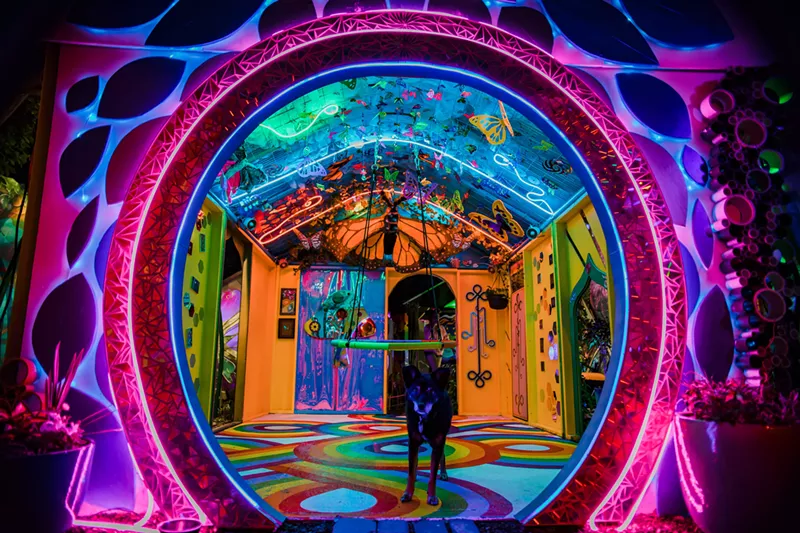Image: The central installation at Spectra Art Space's new immersive, Novo Ita: Propagation.