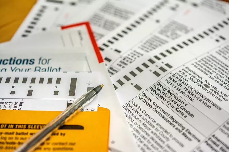 Image: Ballots.