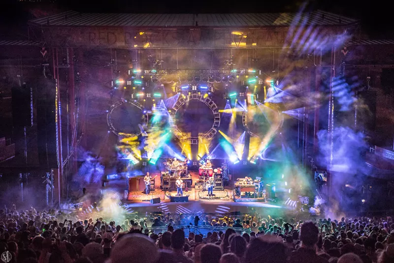 Image: This weekend will mark SCI's 48th Red Rocks show.