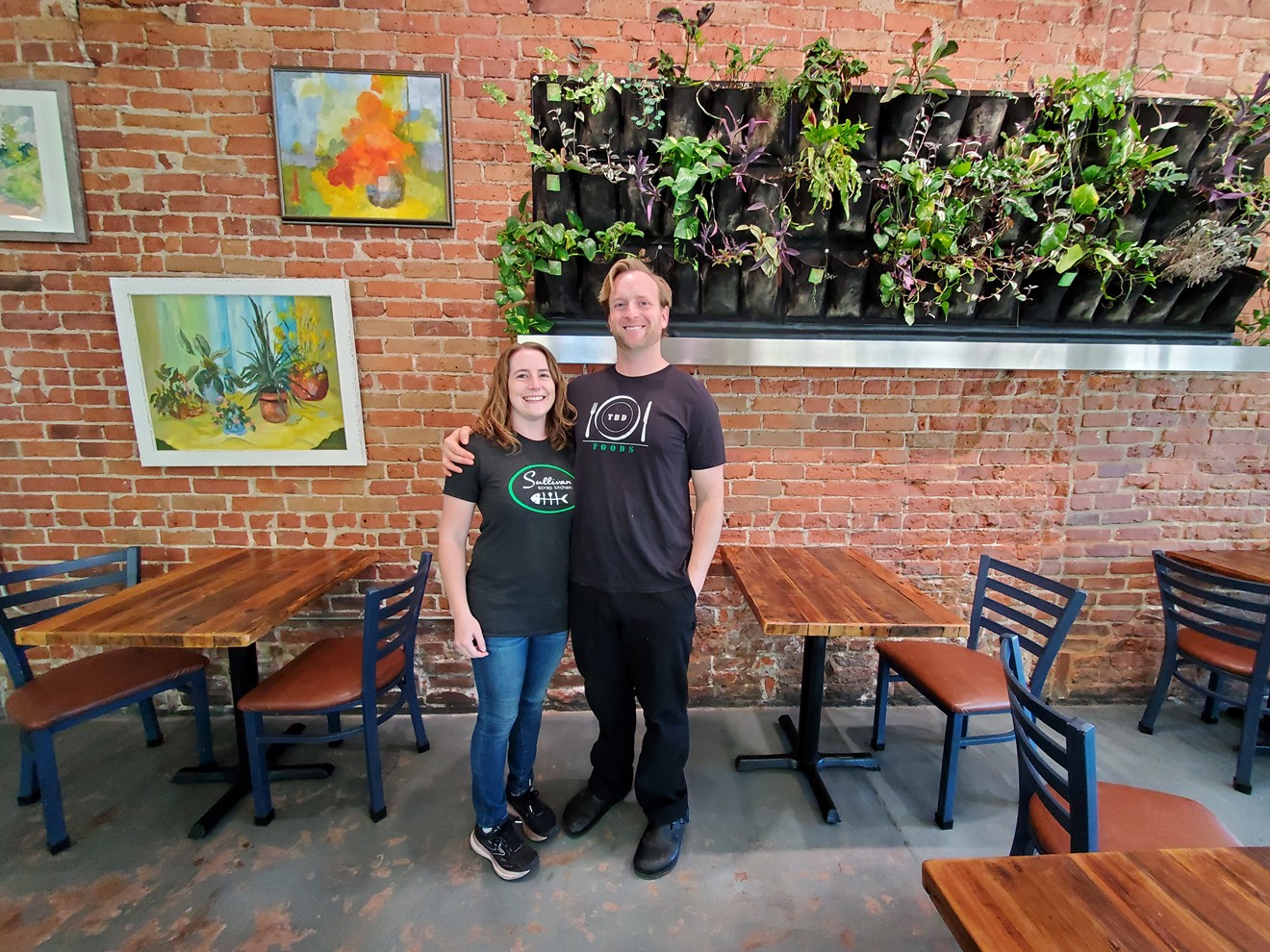 Holly Adinoff and Terence Rogers opened Sullivan Scrap Kitchen in July 2020.
