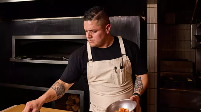 man in an apron
