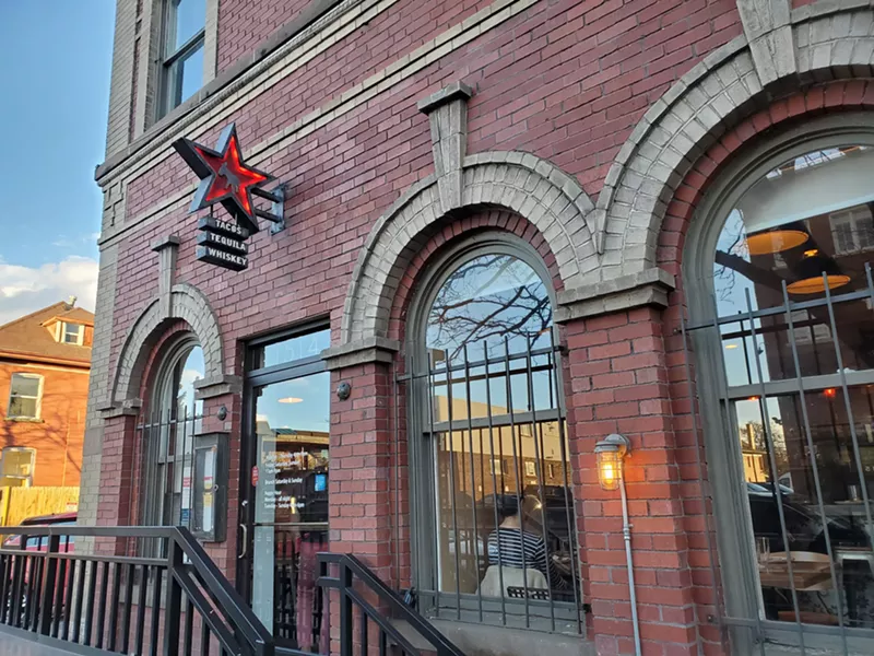 Image: outside of a brick building
