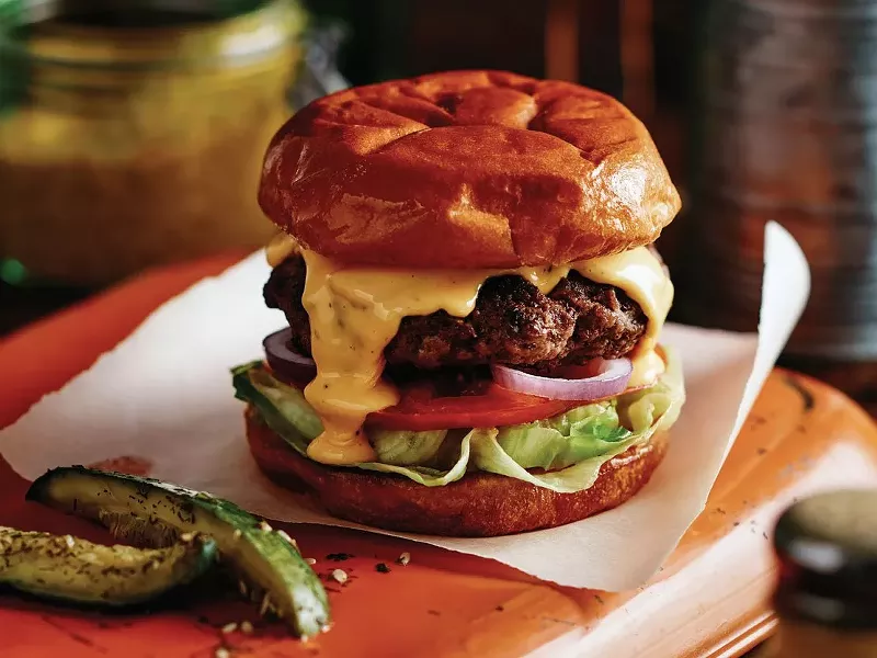 Image: a cheeseburger