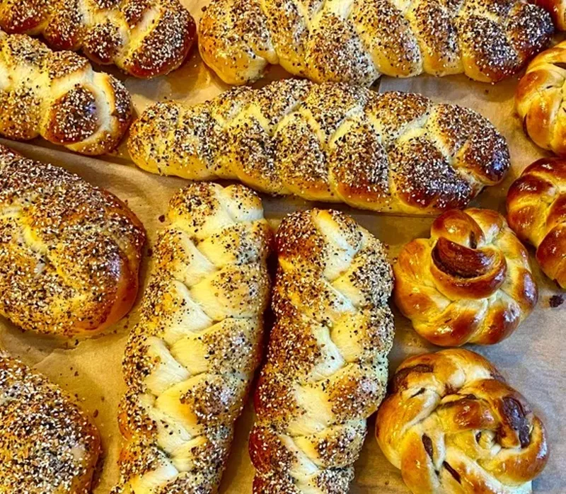 Image: a variety of challah