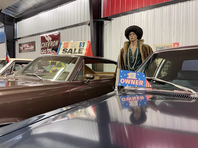 Image: Terry Gale has filled a museum with workingmen's cars.