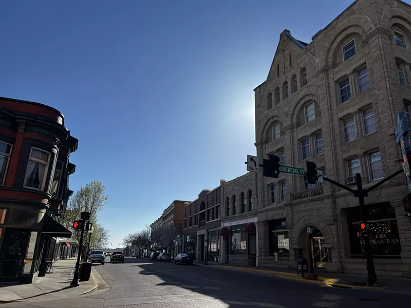 Image: A street with victorian architecture