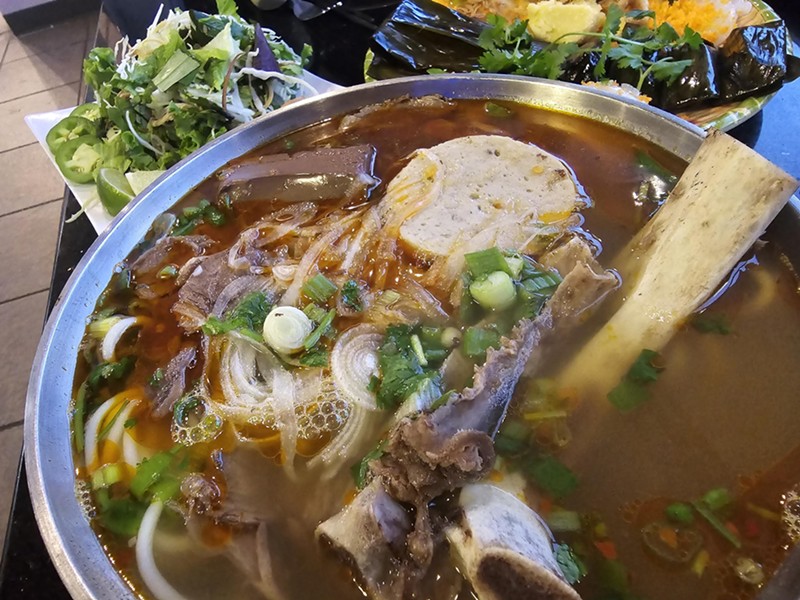 O Lien Kitchen's bún bò huế.