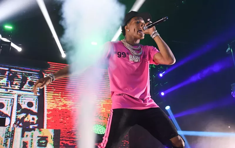 Image: Atlanta rapper Lil Baby is at Ball Arena with Lil Durk on Tuesday.