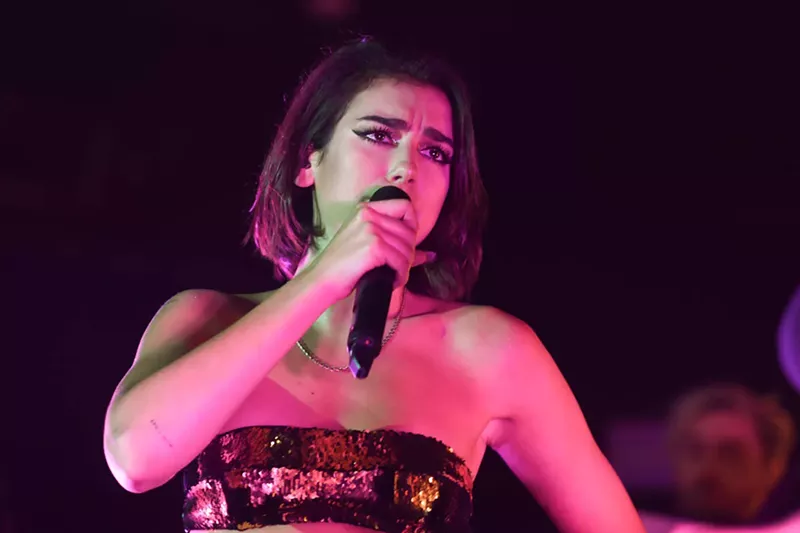 Image: Dua Lipa headlines Ball Arena on Tuesday, March 15.