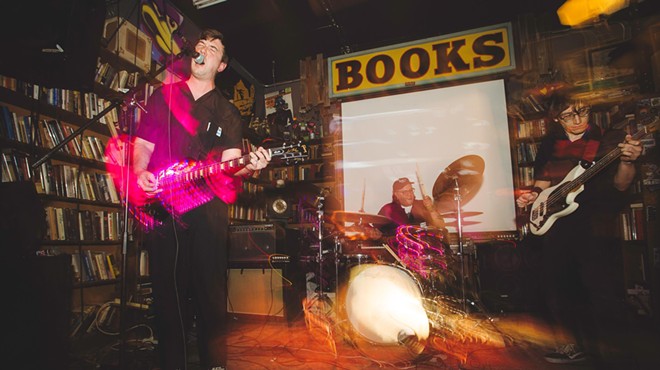 Denver punk band Replica City plays a concert at Mutiny Information Cafe
