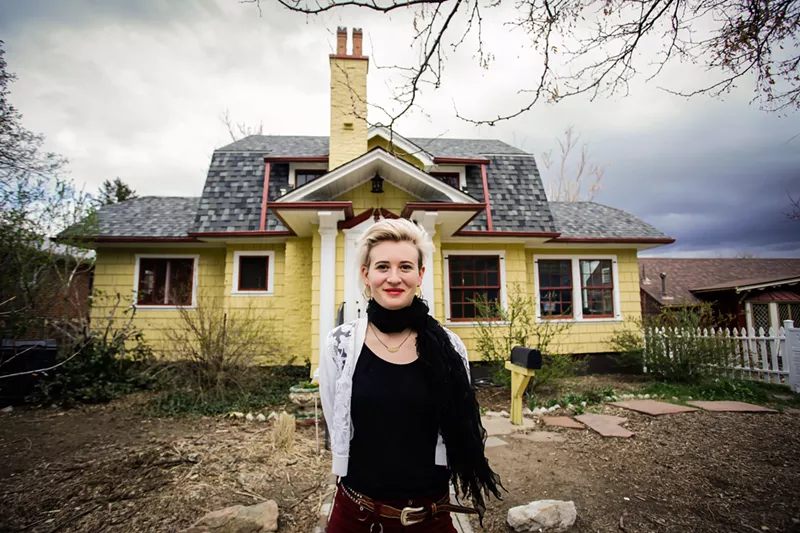 Image: Melanie Steinway liked the colorful character of the house even before she learned the extent of its history.