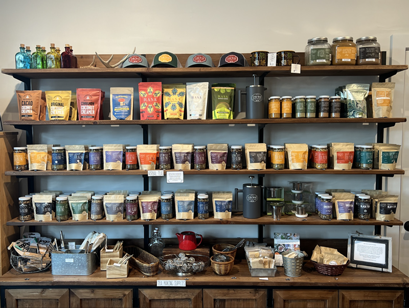 Image: Shelves of jars