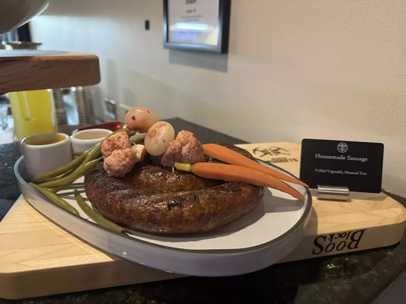 Image: sausage entree