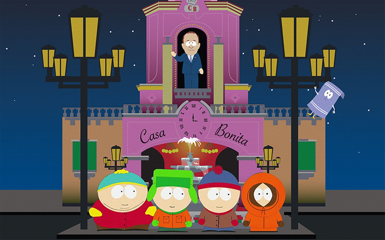 South Park celebrates 25 years with Primus and Ween at Red Rocks Amphitheatre.
