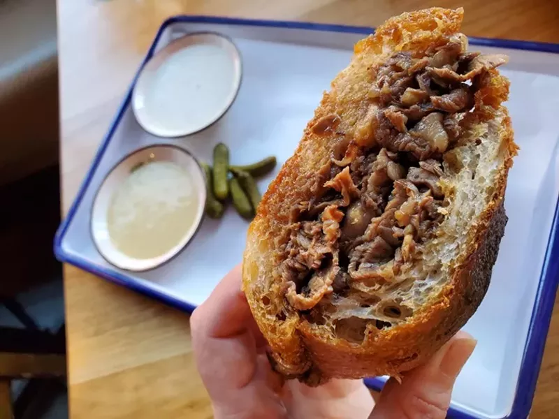 Image: A5 has outstanding steaks, but the French dip is a must-try, too.