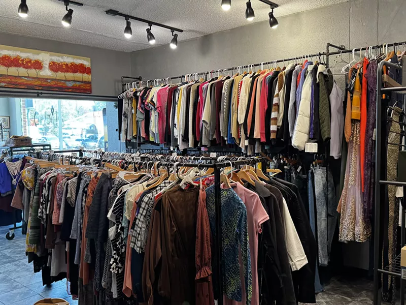 Image: The inside of Lucky Deals Thrift Store in Wheat Ridge.