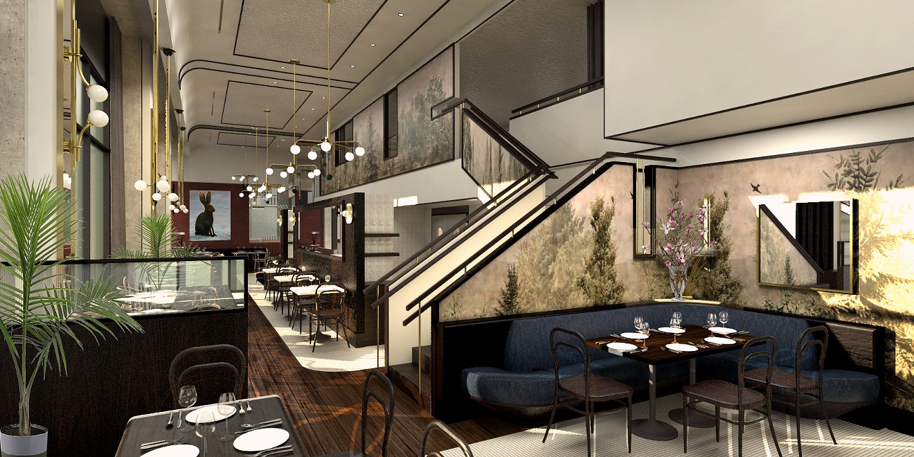 A rendering gives a glimpse at what to expect when Chez Maggy opens.