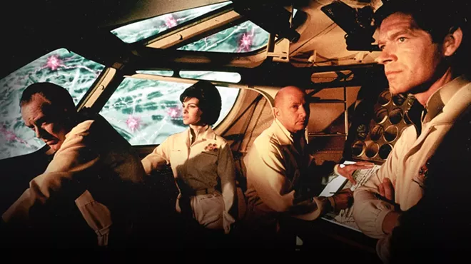 People in a spaceship