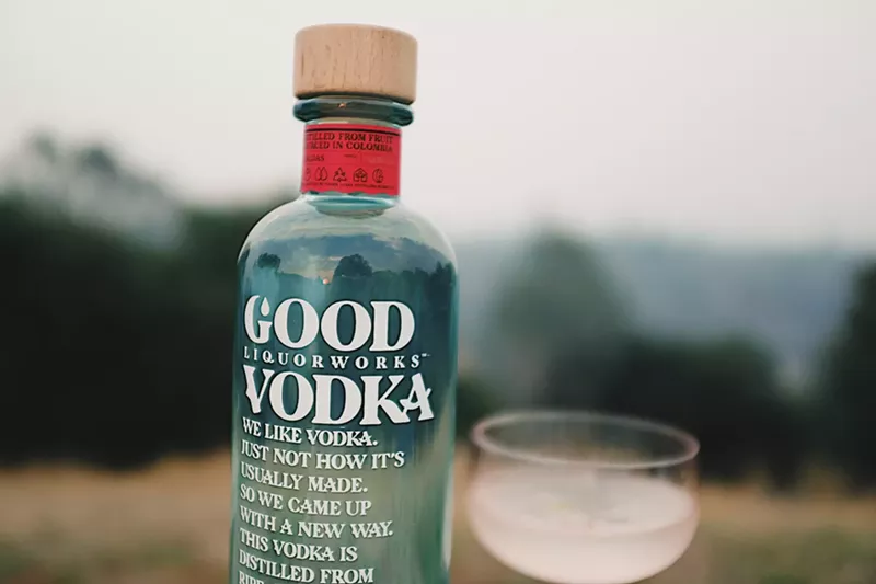 Image: Despite being made from coffee fruit, Good Vodka does not taste like coffee.