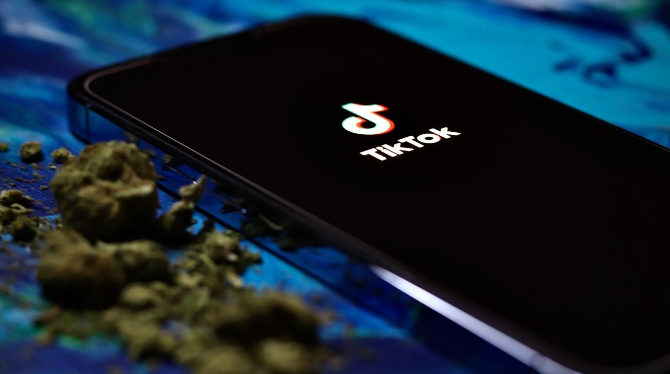 Most social media giants aren't keen on cannabis, but TikTok has a zero-tolerance policy.