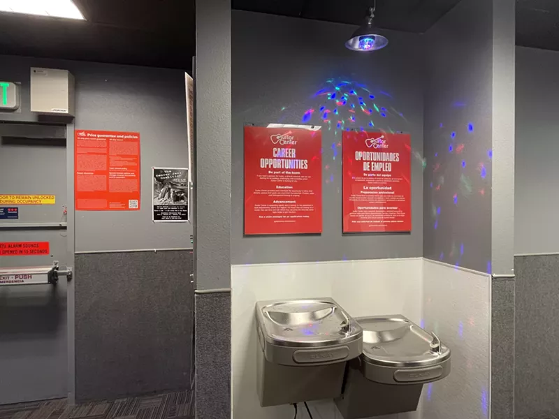 Image: Lots of people have tried the Guitar Center water fountain.