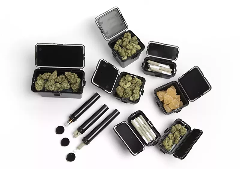 Image: Cannabis packages come in numerous shapes, sizes and puzzles.