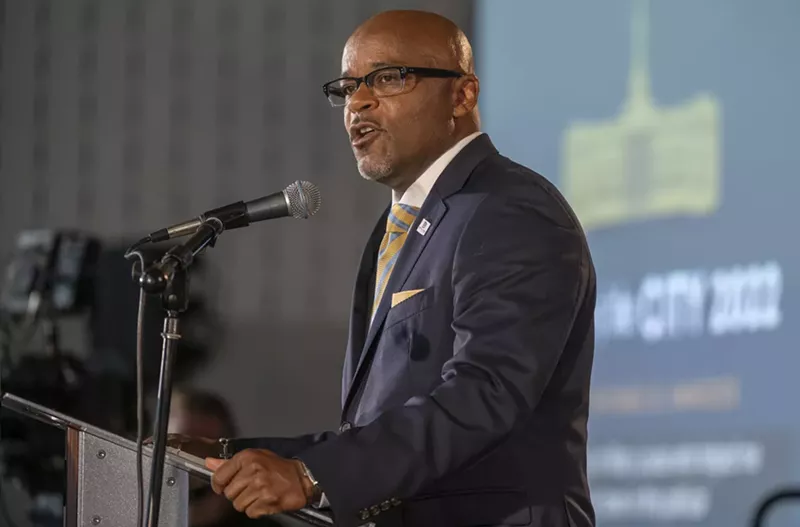 Image: Mayor Michael Hancock delivered his final State of the City speech on July 18.