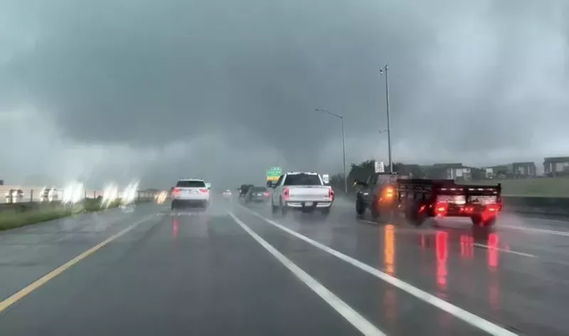 Image: The tornado that touched down in Highlands Ranch, Colorado on Thursday, June 22.