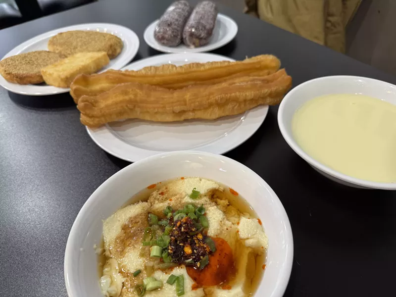 Image: various food on plates