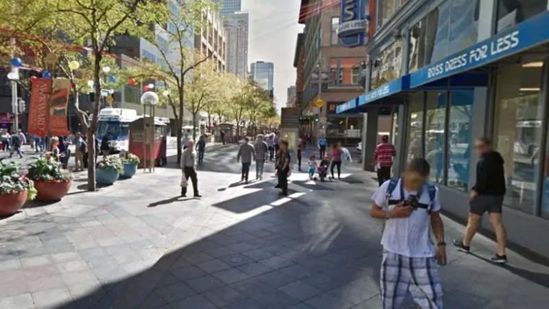 Image: The shooting early on November 15 took place on the 800 block of the 16th Street Mall.