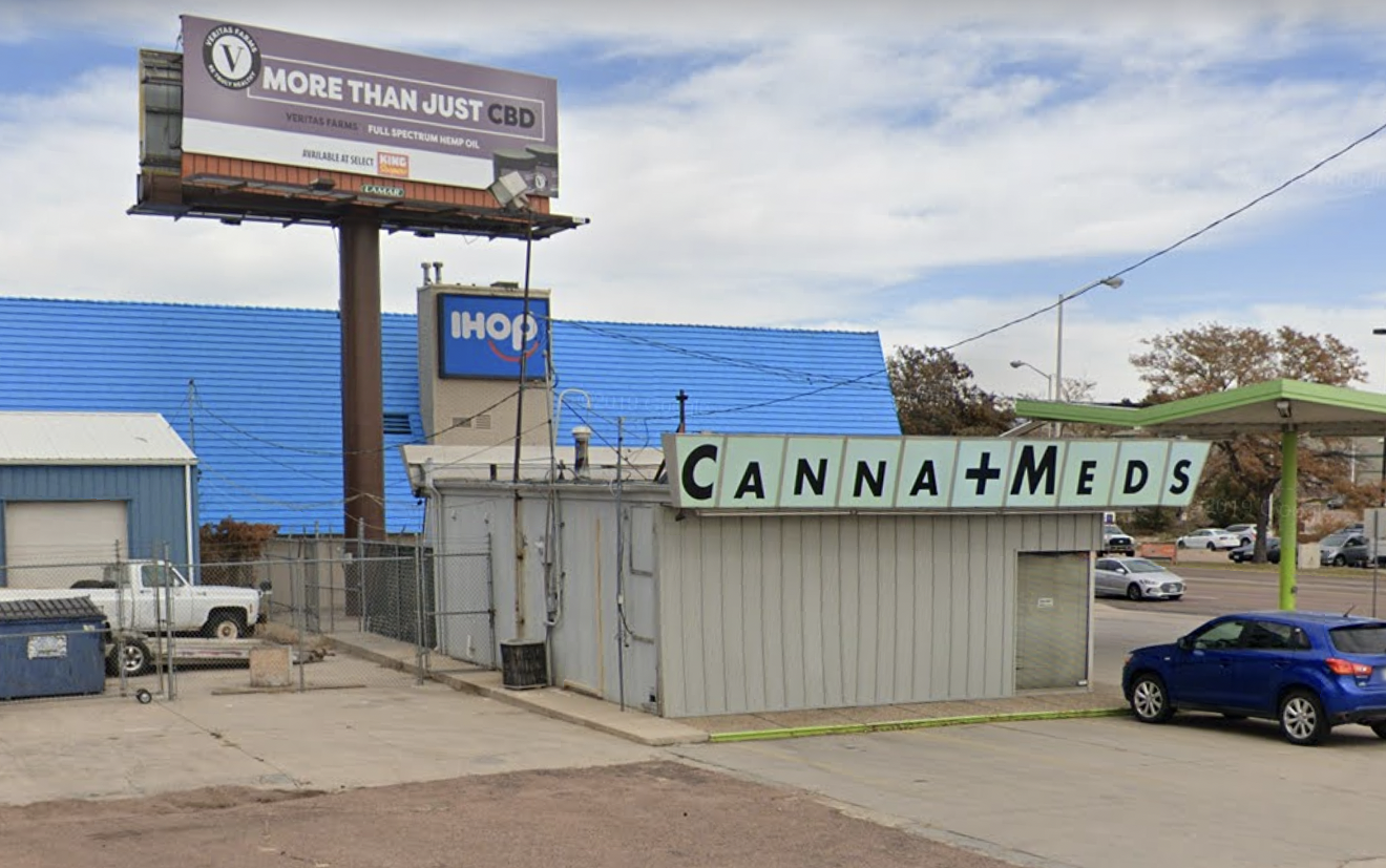 Canna Meds Wellness Center has two dispensaries in Colorado Springs, including this one at 506 North Chelton Road.