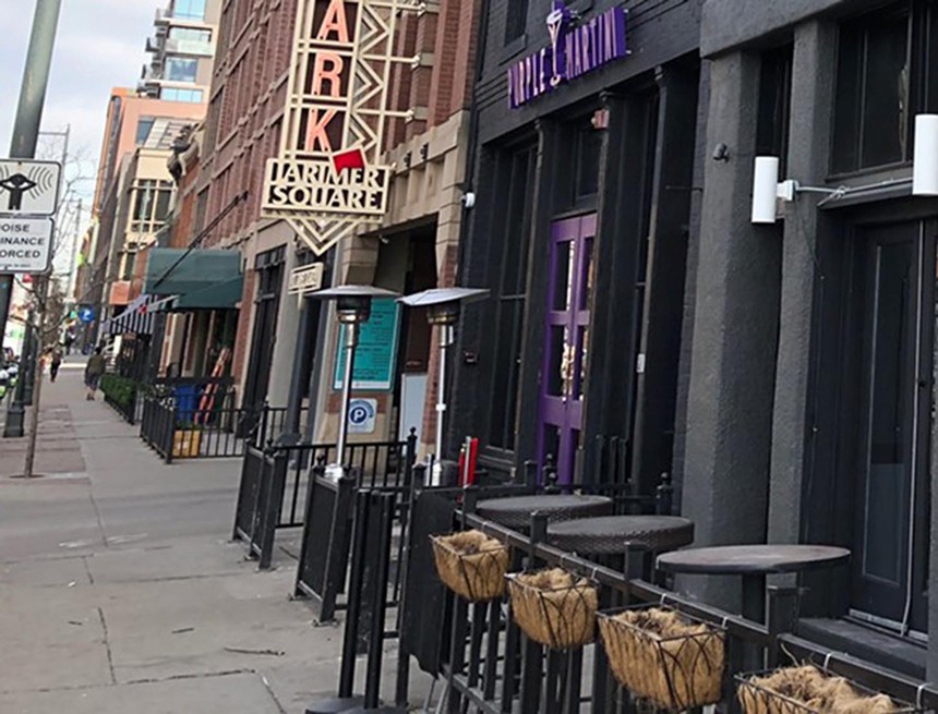 The previous Purple Martini location at 1416 Market Street. - JON SOLOMON