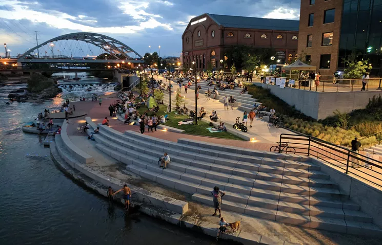Confluence Park will be redesigned for the River Mile project. - BRAD NICOL PHOTOGRAPHY FOR WENK ASSOCIATES