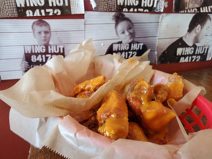 Get saucy at Wing Hut. - MOLLY MARTIN