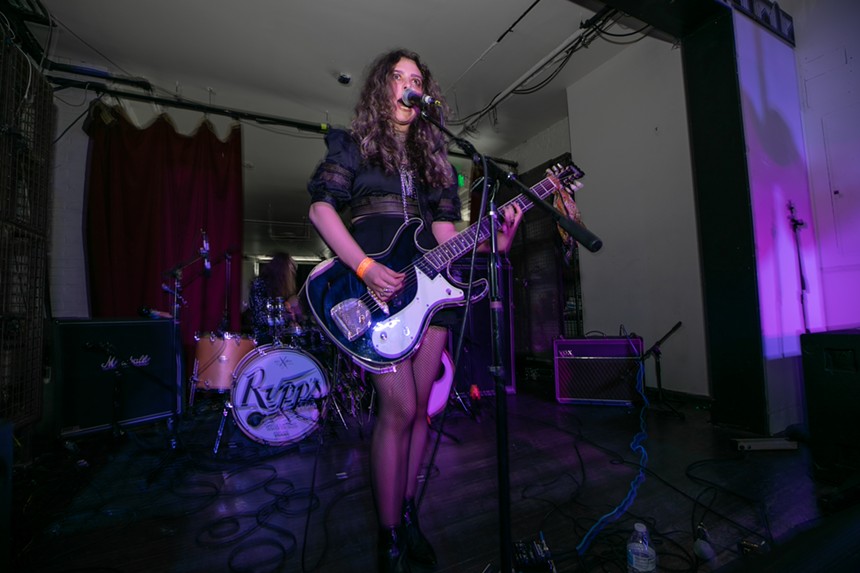 The Velveteers play the Westword Music Showcase in 2018. - AARON THACKERAY