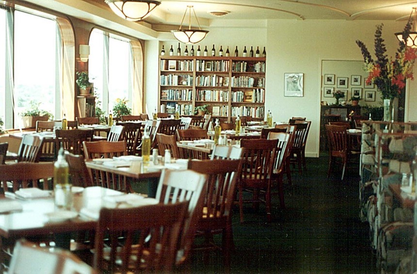The late, lamented Fourth Story restaurant. - TATTERED COVER ARCHIVES