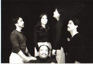 Clockwise from left: Tony Garcia, Sherry Coca Candelaria, Debra Gallegos, Rudy Bustos and Angel Mendez Soto. - SU TEATRO