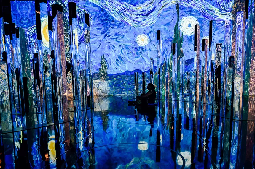 Immersive Van Gogh allows audience members to experience Van Gogh's artwork in an entirely new way. - NINA WESTERVELT