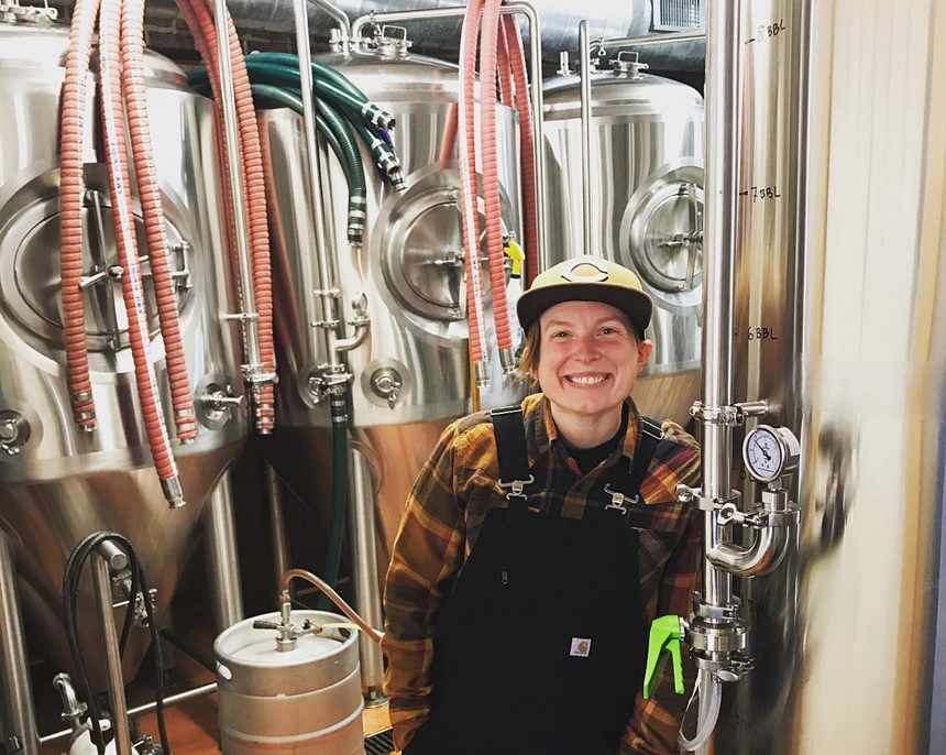 Kelissa Hieber will keep pushing craft beer forward in the new year. - GOLDSPOT BREWING