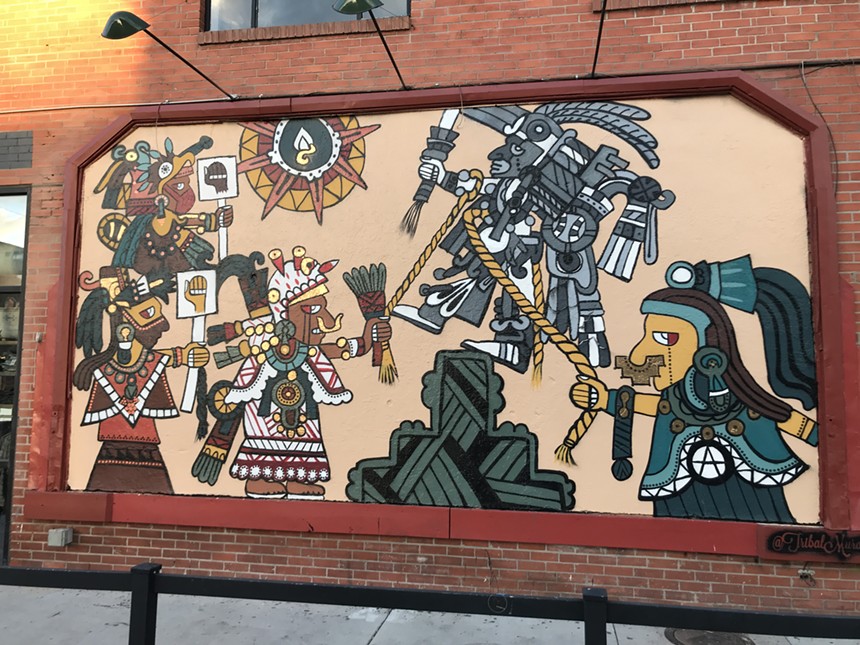 A Crush Walls 2020 mural by Alicia Cardenas. - KYLE HARRIS