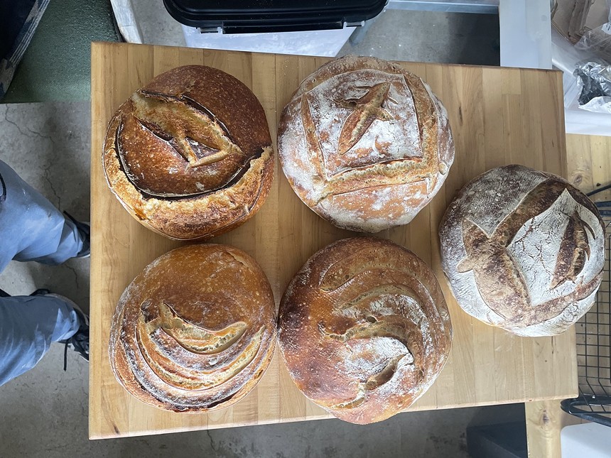 Sourdough bread from Precision Pours. - BRICE YOUNG